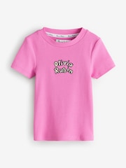 Olivia Rubin Rib Fitted Fruit Graphic Tops 3 Pack - Image 12 of 15
