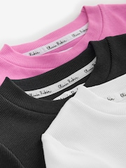 Olivia Rubin Rib Fitted Fruit Graphic Tops 3 Pack - Image 15 of 15