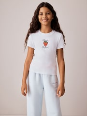 Olivia Rubin Rib Fitted Fruit Graphic Tops 3 Pack - Image 4 of 15