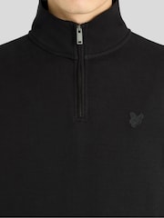 Қара - Lyle & Scott Superfine Quarter Zip жейдесі - 6суретінің 4 суреті