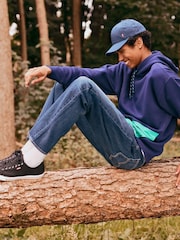 Levi's® Navy Blue Tab Baseball 100% Cotton Cap - Image 1 of 3