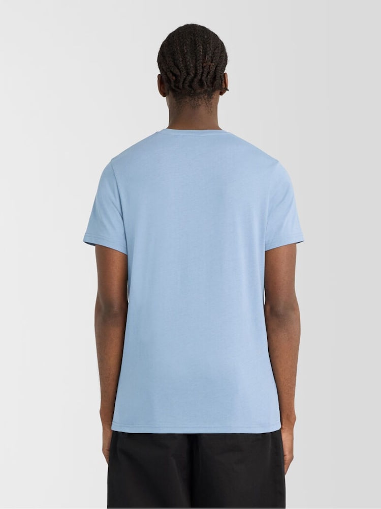 블루 - Lyle & Scott 브이넥 티셔츠 - 6의 이미지 2