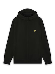 Lyle & Scott Black Sports Mesh Back Softshell Hoodie - Image 5 of 6