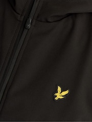Lyle & Scott Black Sports Mesh Back Softshell Hoodie - Image 6 of 6