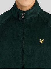 Lyle & Scott Green Corduroy Harrington Jacket - Image 3 of 6