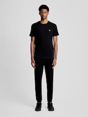 블랙 - Lyle & Scott 자카드 테이프 티셔츠 - 6의 이미지 2