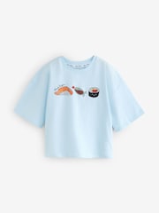 Olivia Rubin Boxy Fit Sushi Graphic T-Shirts 3 Pack - Image 4 of 7