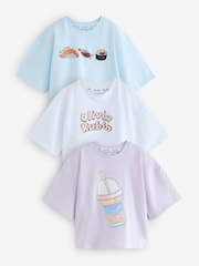 Lot de 3 t-shirts Olivia Rubin Boxy Fit Sugar imprimé graphique - Image 9 de 15