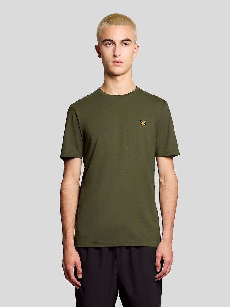 Lyle & Scott Olive Green Sports Short Sleeve T-Shirt - Image 1 of 6 Lyle & Scott Olive Green Sports Short Sleeve T-Shirt - Image 1 of 6