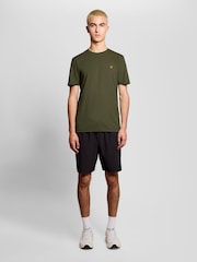 Lyle & Scott Olive Green Sports Short Sleeve T-Shirt - Image 3 of 6