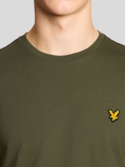 Lyle & Scott Olive Green Sports Short Sleeve T-Shirt - Image 4 of 6