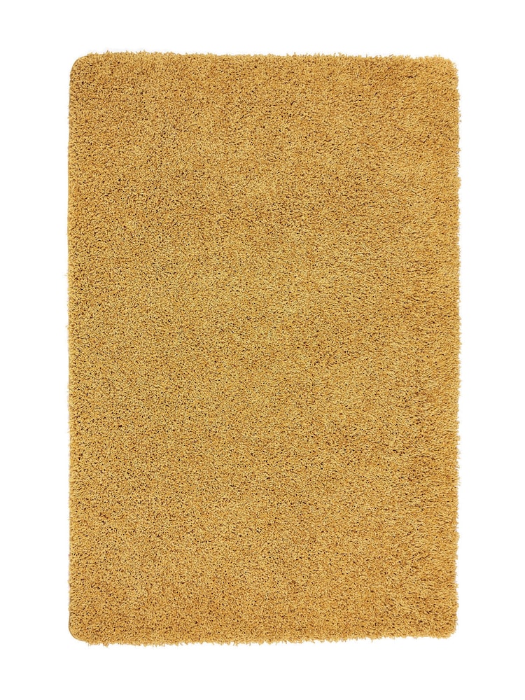 My Mat Ochre Yellow Soft Stain Resistant And Washable Rug - Image 2 of 6
