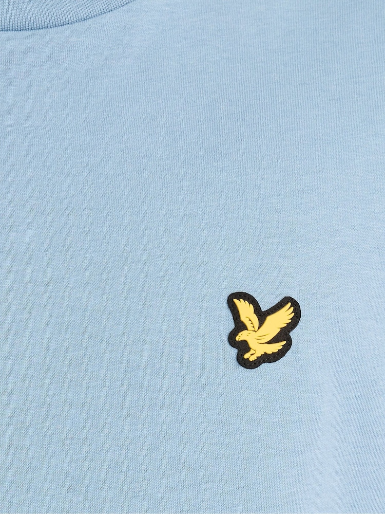 Lyle & Scott Sky Blue Sports Short Sleeve T-Shirt - Image 6 of 6