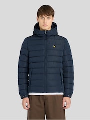 Azul - Chaqueta guateada con capucha Lyle & Scott - Imagen 1 de 6
