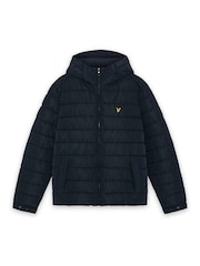 Azul - Chaqueta guateada con capucha Lyle & Scott - Imagen 5 de 6