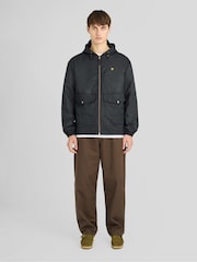 Lyle & Scott 왁스 처리된 후드 유틸리티 재킷 - 6의 이미지 2