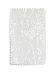 Blossom Voile Slot Top Unlined Sheer Panel Curtain - Image 2 of 3