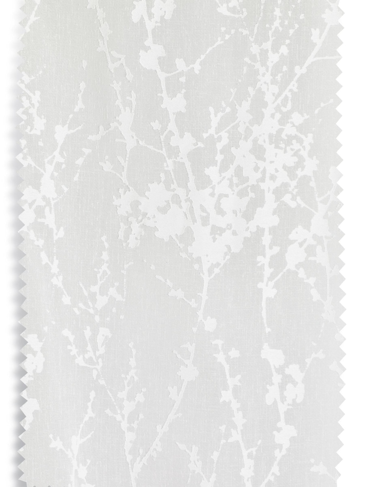 Blossom Voile Slot Top Unlined Sheer Panel Curtain - Image 3 of 3