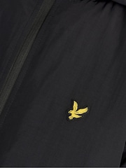 Lyle & Scott Black Taped Zip Through Hooded Jacket - Image 6 of 6