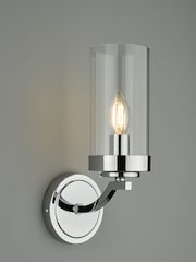 Laura Ashley Chrome Joseph Wall Light - Image 1 of 6