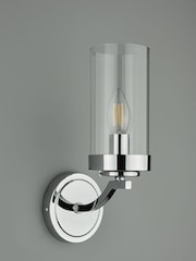 Laura Ashley Chrome Joseph Wall Light - Image 2 of 6