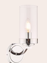 Laura Ashley Chrome Joseph Wall Light - Image 3 of 6