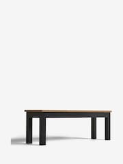 Dark Bronx Oak Effect Bench - Image 3 of 6