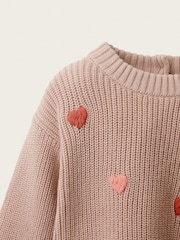 Suéter de Corazón de Mezcla de The White Company - Imagen 4 de 4