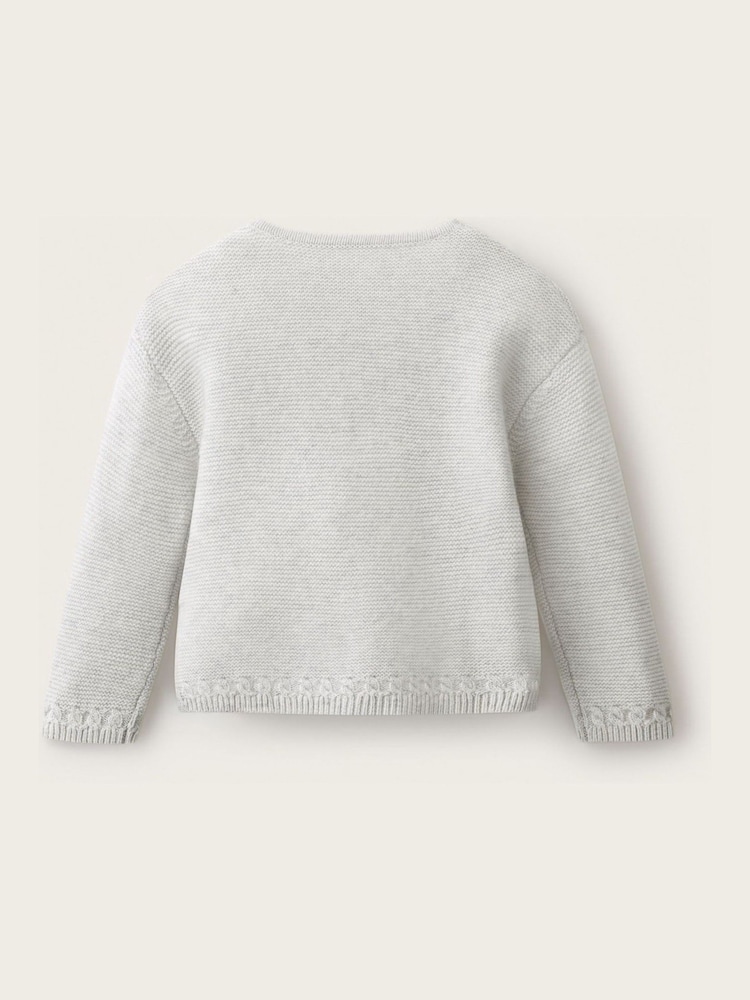 The White Company White Bunny Pocket Jumper With Cashmere - Image 2 of 4