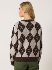 M&Co Petite Argyle Jumper - 6суретінің 2 суреті