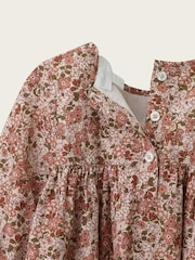 The White Company White Petunia Floral Hand Smocked Dress - Image 3 of 4