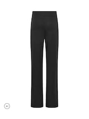 Long Tall Sally Black Loopback Wide Leg Trousers - Image 6 of 6