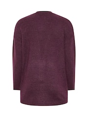 Yours Curve Red Soft Touch Cardigan - Image 6 of 6