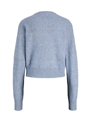 JJXX Blue Knitted Cardigan - Image 2 of 4