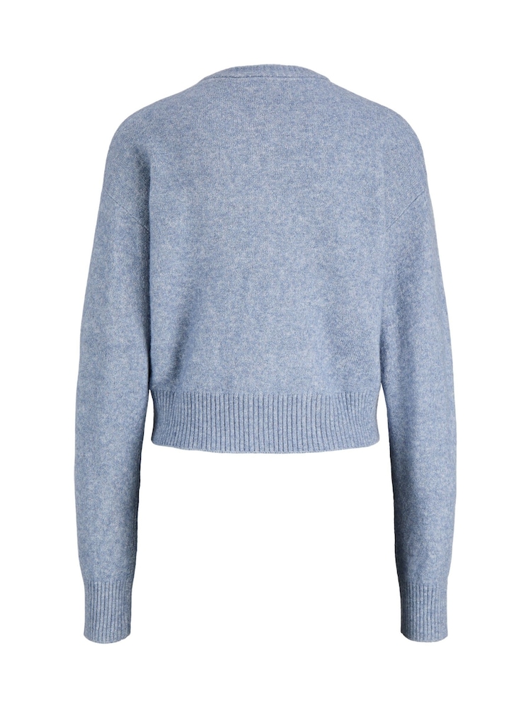 JJXX Blue Knitted Cardigan - Image 2 of 4