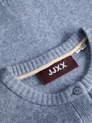 JJXX Blue Knitted Cardigan - Image 3 of 4