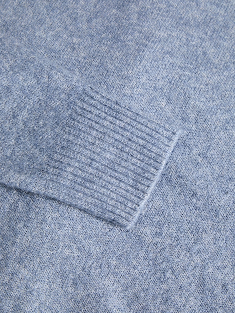 JJXX Blue Knitted Cardigan - Image 4 of 4