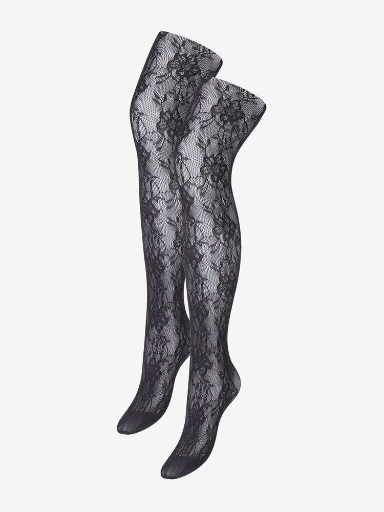 Svart Blomstrete  Print - JJXX 20 Den Tights 2 Pakke - Bilde 1 av 5