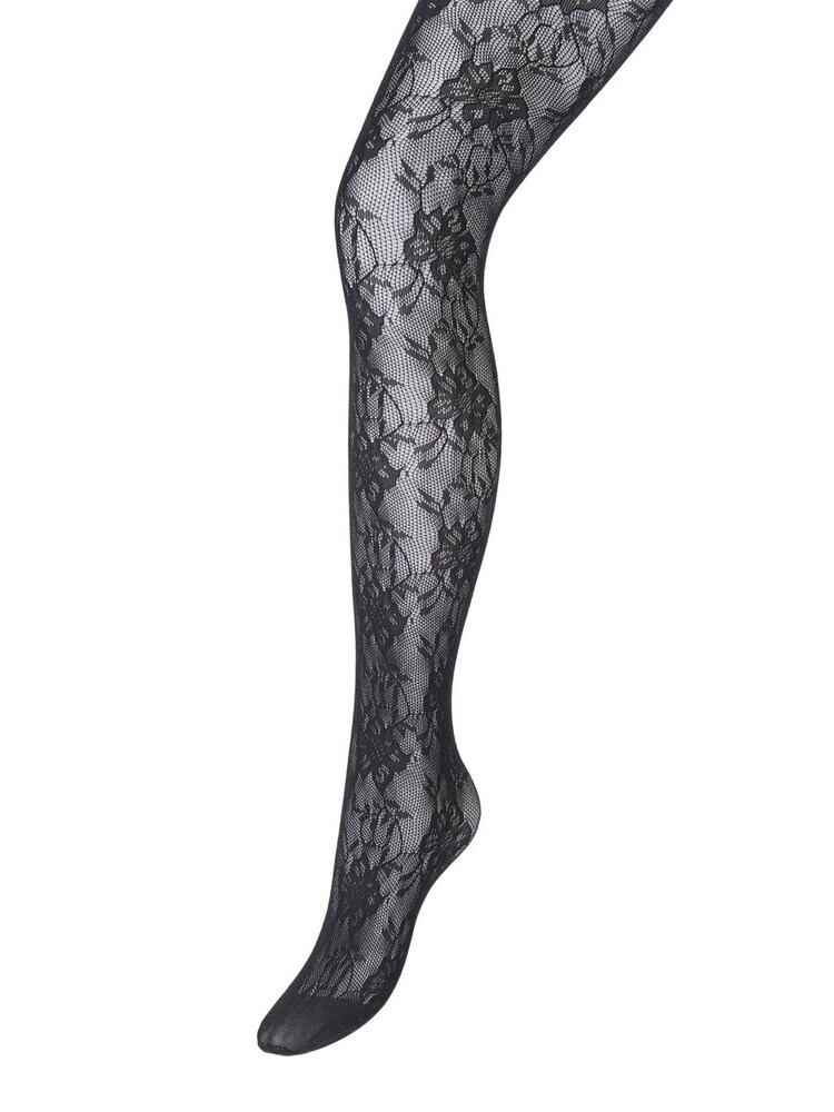 Svart Blomstrete  Print - JJXX 20 Den Tights 2 Pakke - Bilde 2 av 5
