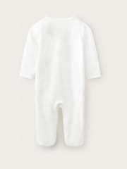 The White Company Blend Velour Bunny Embroidered Naktstērps - Attēls 2 no 4