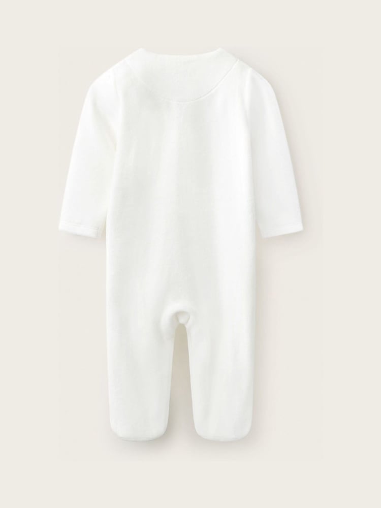 The White Company Blend Velour Bunny Embroidered Naktstērps - Attēls 2 no 4