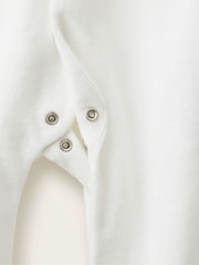 The White Company Blend Velour Bunny Embroidered Naktstērps - Attēls 3 no 4