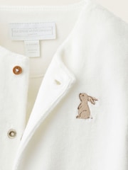 The White Company Blend Velour Bunny Embroidered Naktstērps - Attēls 4 no 4