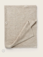 The White Company Grey Blend Playful Bunnies Blanket - Image 1 of 5