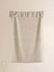 The White Company Grey Blend Playful Bunnies Blanket - Image 3 of 5