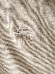 The White Company Grey Blend Playful Bunnies Blanket - Image 5 of 5