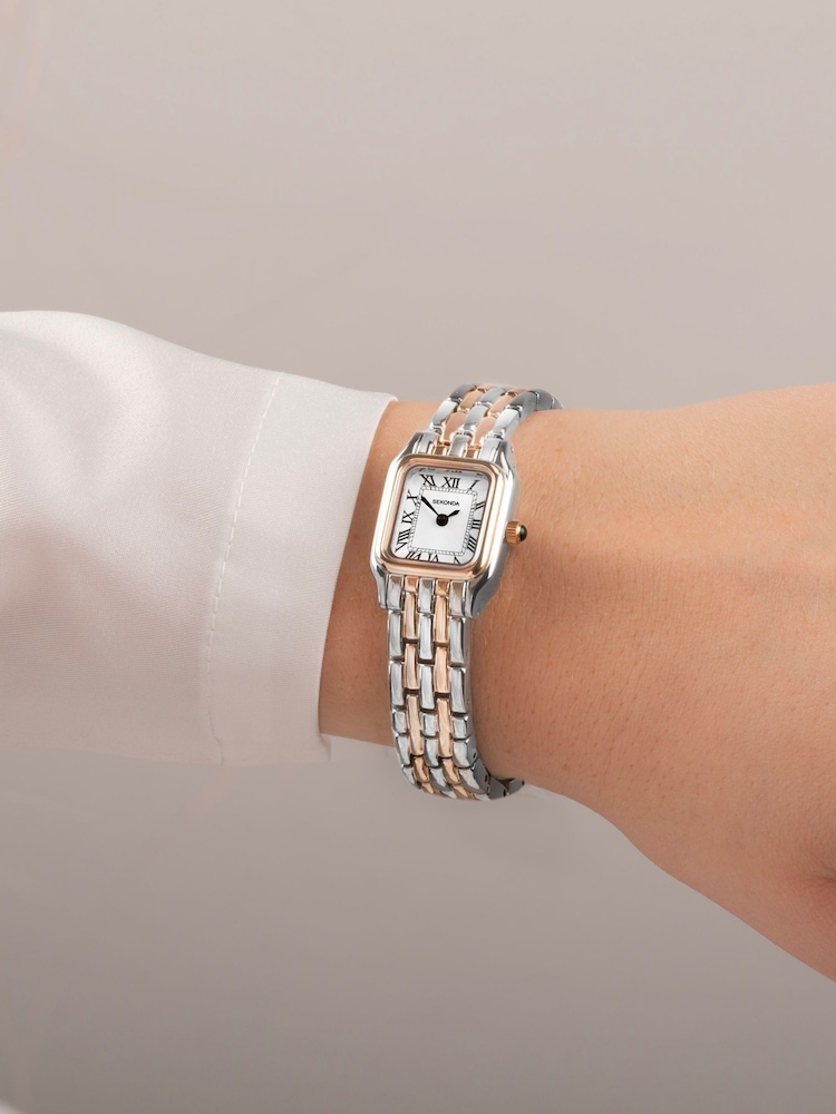 Sekonda Ladies Gold Tone Monica Alloy Bracelet Watch - Image 1 of 6