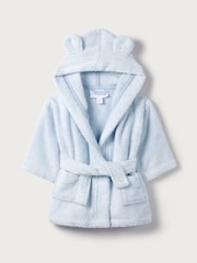 Azul - Bata de bebé Hydro Bear de The White Company - Imagen 1 de 2
