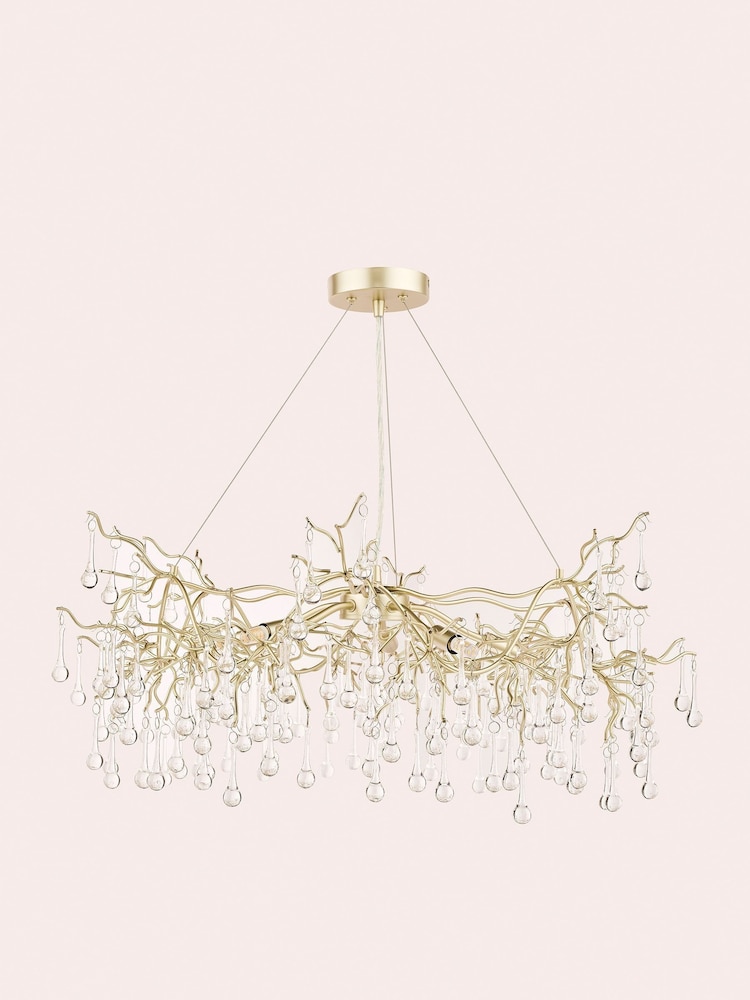 Laura Ashley Gold Willow Crystal Light - Image 2 of 3