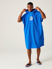 Regatta Blue Adult Towel Robe - Image 3 of 9